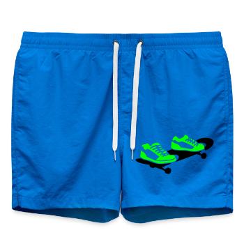 Skateboard - Swim Trunks - cobalt blue - Front