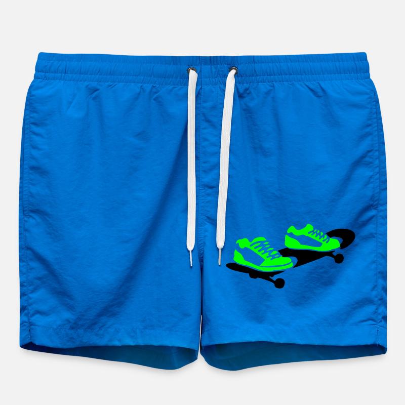 Skateboard - Swim Trunks - cobalt blue