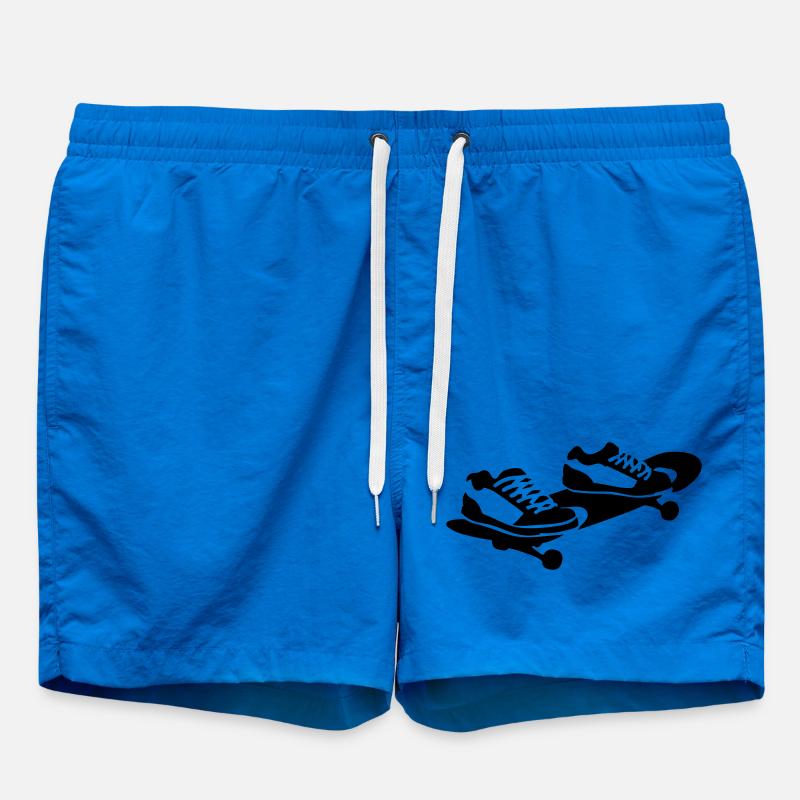 Skateboard - Swim Trunks - cobalt blue