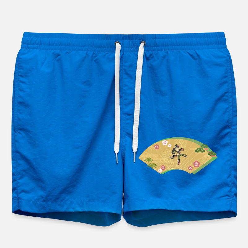 Fan Art japonais élégant 2026 - Short de bain - cobalt blue