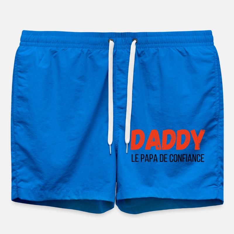 Daddy, der vertraute Papa – Geschenkidee - Badeshorts - Cobalt blue