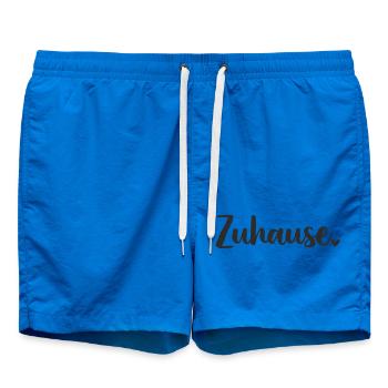 Zuhause  Schriftzug - Badeshorts - Cobalt blue - Vorne