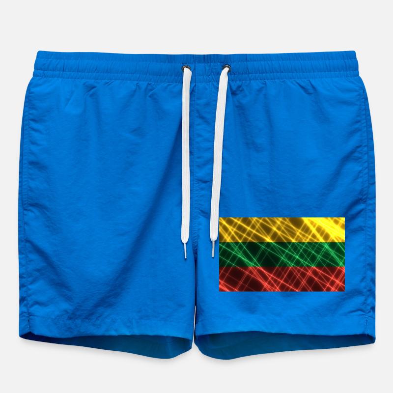 Lithuania as Lithuania - Swim Trunks - cobalt blue