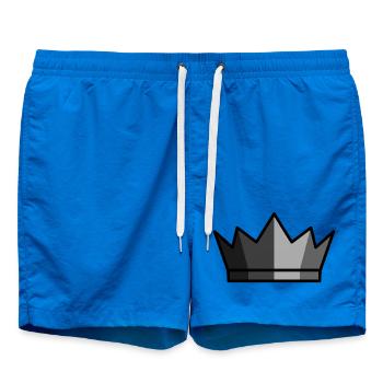 Logo du Roi Noir Crown Gaming - Short de bain - cobalt blue - Devant