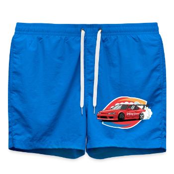 Style Burnout de la course de muscle cars JDM Drifting Queen - Short de bain - cobalt blue - Devant