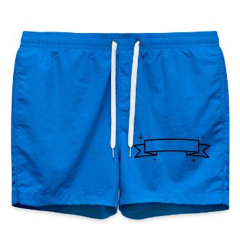Banner - Insert Text - Swim Trunks - cobalt blue - Front