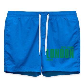 London – England Lyric Design - Badeshorts - Cobalt blue - Vorne