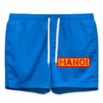 I-HANOI Verwittertes Logo - Badeshorts - Cobalt blue - Vorne