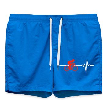 BATTEMENT DE CŒUR VÉLO DE ROUTE – VITESSE DE VÉLO ! Tournée - Short de bain - cobalt blue - Devant