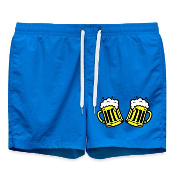 Bier Bierkrug Prost Comic - Badeshorts - Cobalt blue - Vorne