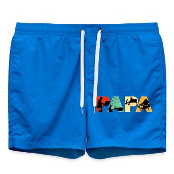 Piano Papa Père musical drôle Claviériste - Short de bain - cobalt blue - Devant