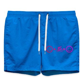Illustration de vélo de route pour vélo de route - Short de bain - cobalt blue - Devant