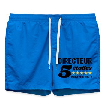 Cadeau Directeur 5 Étoiles - Merci pour tout ! - Short de bain - cobalt blue - Devant