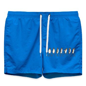 Familienurlaub in der Antarktis: Pinguine in der A - Badeshorts - Cobalt blue - Vorne