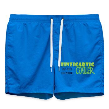 Uniquely cool graffiti - Swim Trunks - cobalt blue - Front