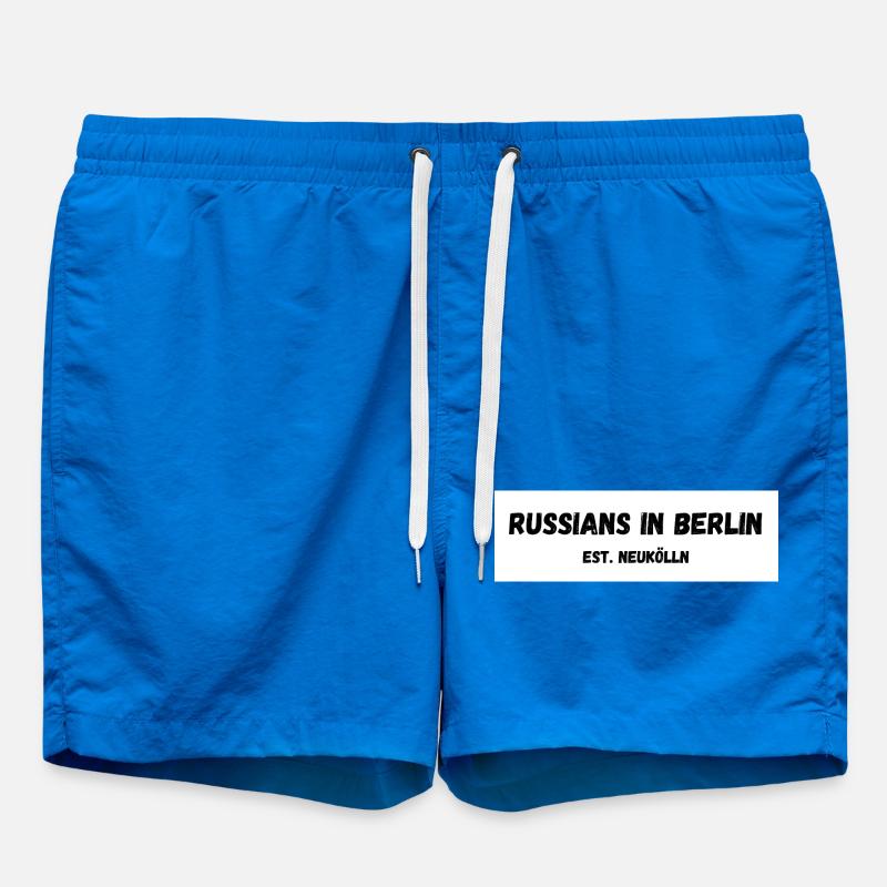 Les Russes à Berlin Neukölln Est. - Short de bain - cobalt blue