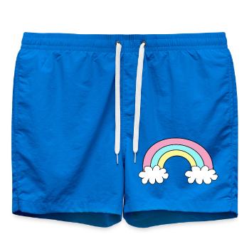 Rainbow Child Picture - Swim Trunks - cobalt blue - Front