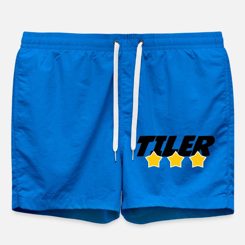 Carreleur – pro carrelage pose précision métier  - Short de bain - cobalt blue
