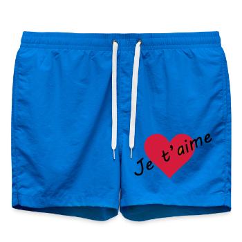 Cœur je t'aime  - Short de bain - cobalt blue - Devant