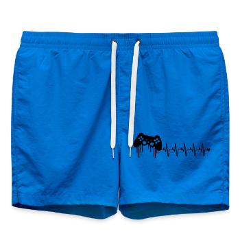 gaming kontroller herzschlag - Badeshorts - Cobalt blue - Vorne