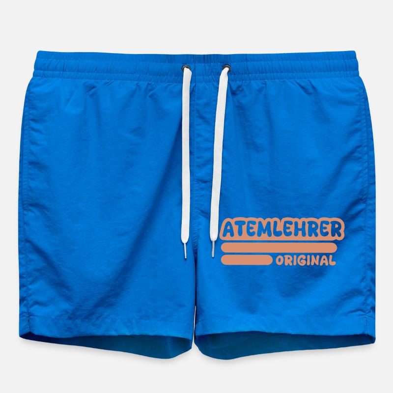 Gift for Breathing Instructor - Swim Trunks - cobalt blue