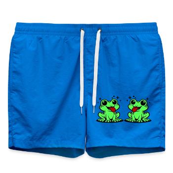 Kröte paar Frosch - Badeshorts - Cobalt blue - Vorne