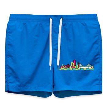 Halifax City Skyline Citadel Hill Moderne Kunst - Badeshorts - Cobalt blue - Vorne