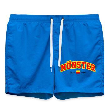 Münster City Schriftzug Banner - Badeshorts - Cobalt blue - Vorne