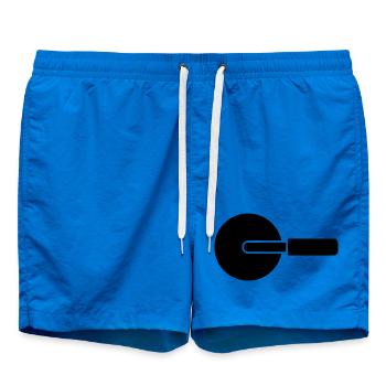 Pizza Cutter Wheel Knife - Swim Trunks - cobalt blue - Front