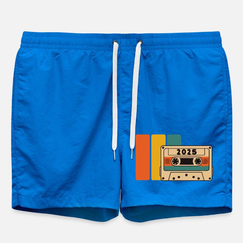 Cassette rétro 2015 Palette éclatante - Short de bain - cobalt blue
