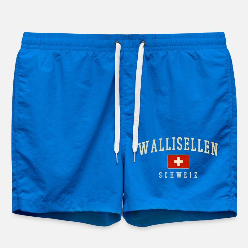 Wallisellen Suisse Conception du drapeau - Short de bain - cobalt blue
