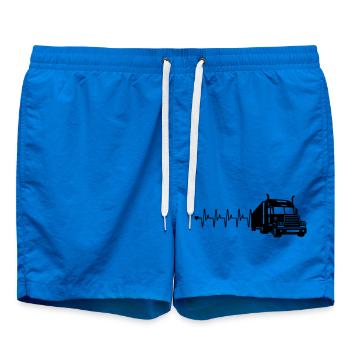 Truck heart rate - Swim Trunks - cobalt blue - Front