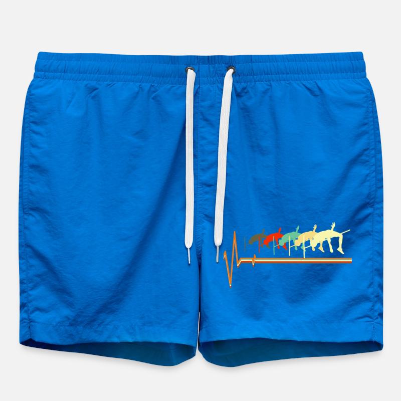 Silhouette Retro Saut Heartbeat Heartbeat - Short de bain - cobalt blue