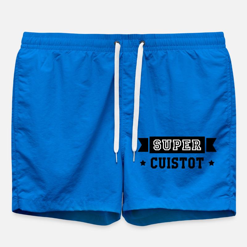 Super Chef - Kitchen - Cook - Swim Trunks - cobalt blue