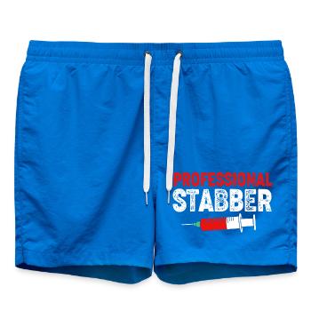 Phlebotomist Nurse Nurse Blood Sampling - Swim Trunks - cobalt blue - Front