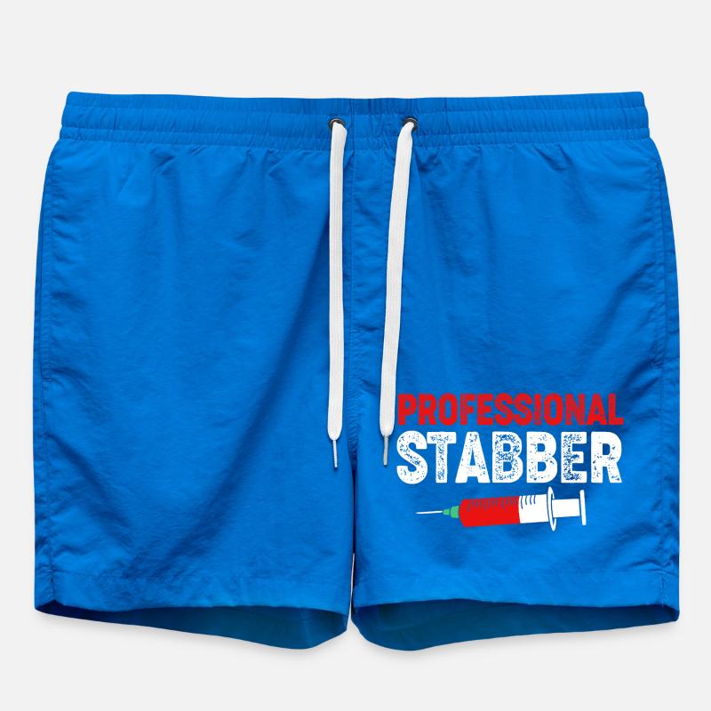 Phlebotomist Nurse Nurse Blood Sampling - Swim Trunks - cobalt blue