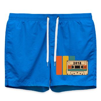 2013 Birthday 2013 Born In 2013 Birthday - Swim Trunks - cobalt blue - Front