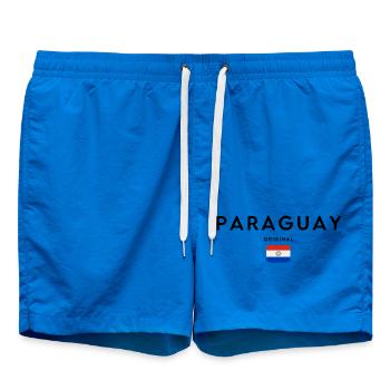 Fierté paraguayenne, design minimaliste et élégant - Short de bain - cobalt blue - Devant