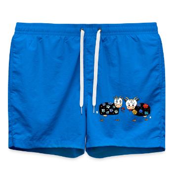 Cows - Swim Trunks - cobalt blue - Front