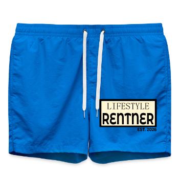 Rentner 2026 Lebensstil - Badeshorts - Cobalt blue - Vorne