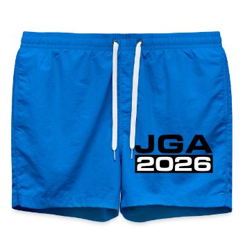 Jga 2026 Bachelor Party - Swim Trunks - cobalt blue - Front
