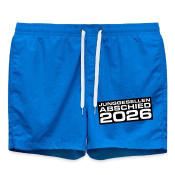 Junggesellenabschied 2026 Jga - Badeshorts - Cobalt blue - Vorne
