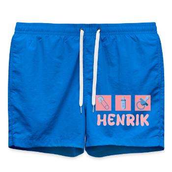 Geschenk für Henrik - Badeshorts - Cobalt blue - Vorne