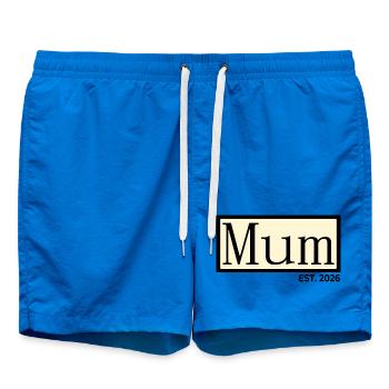 Maman du bébé biologique 2026 - Short de bain - cobalt blue - Devant