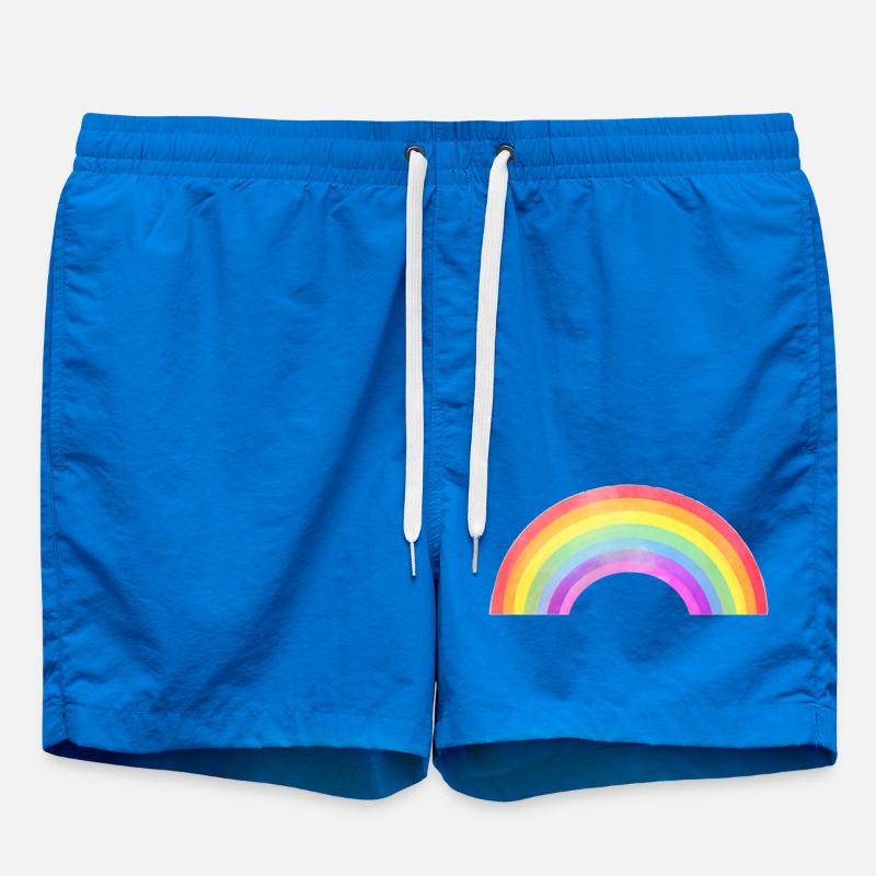 Rainbow Arch - Swim Trunks - cobalt blue