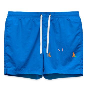 Bunny Carrots Dumbbell Weights - Swim Trunks - cobalt blue - Front