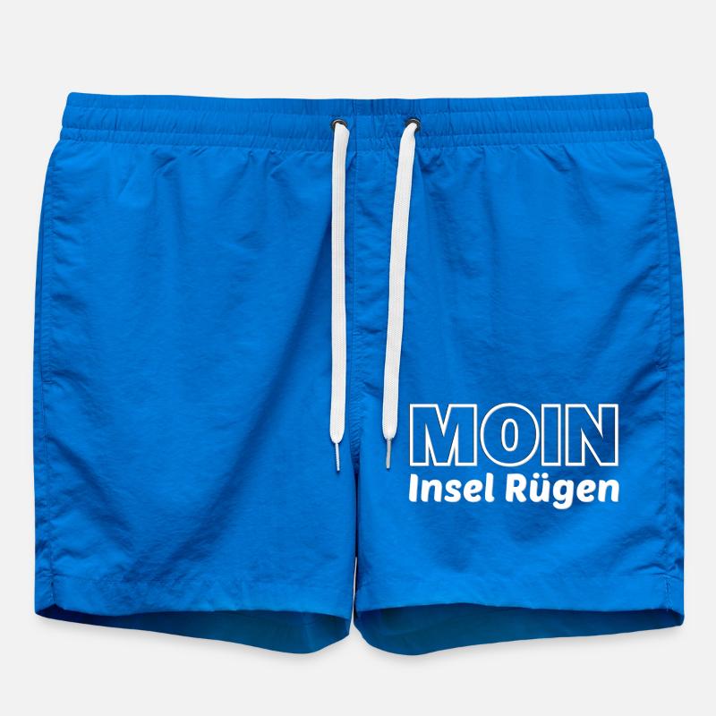 MOIN Insel Rügen Logo - Badeshorts - Cobalt blue