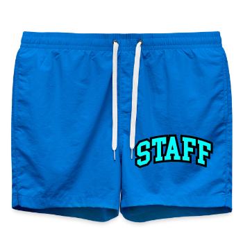 Staff Schriftzug - Badeshorts - Cobalt blue - Vorne