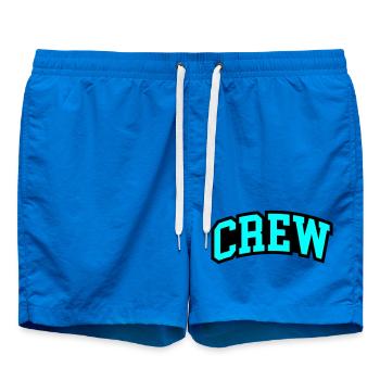 Crew Schriftzug - Badeshorts - Cobalt blue - Vorne