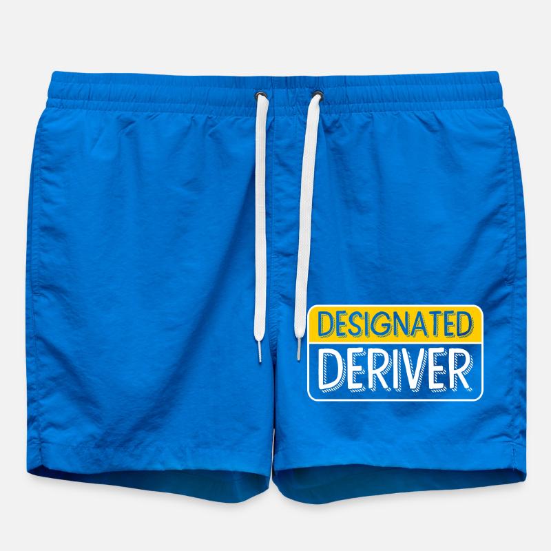 math math - Swim Trunks - cobalt blue
